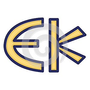 Eckankar Isolated Vector Icon which can easily modify or edit