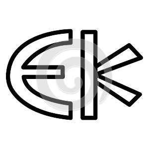 Eckankar Isolated Vector Icon which can easily modify or edit