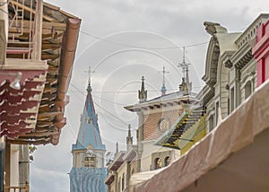 Eclectic Architecture in Cuenca, Ecuador