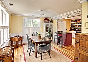 Eclectic dining room