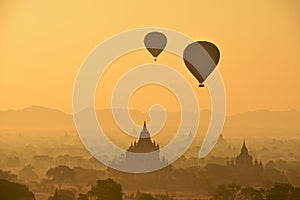 Eclipse in Bagan photo