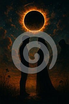 Eclipse Embrace AI-GENERATED