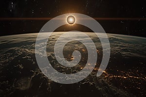 Total Eclipse Over Earth