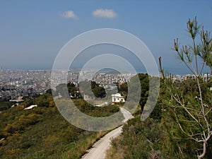 Eclipse of the sun . cloudy landscape