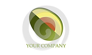 Eco apple fruit logo vector image illustration