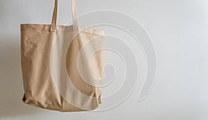 Eco bag  on white background. elivery, shopping concept