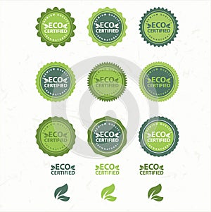 Eco And Bio Labels Collection