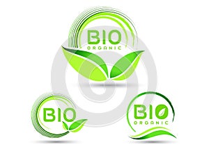 Eco Bio Leaf Icon photo