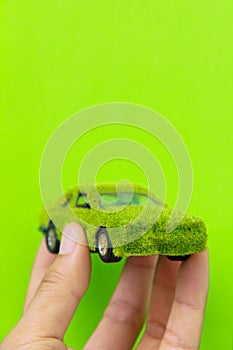 Eco car icon