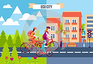 Eco City Decorative Icons