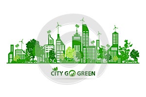 Eco city and energy save