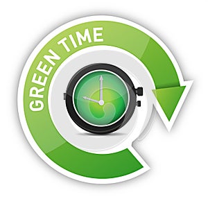 Eco clock green time
