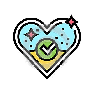 eco cosmetic for sensitive skin color icon vector illustration photo