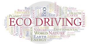 Eco Driving word cloud.