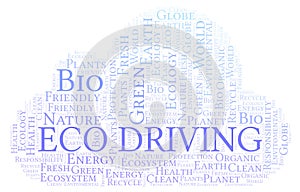 Eco Driving word cloud.