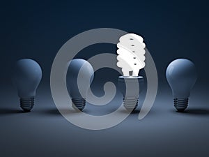 Eco energy saving light bulb