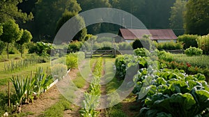 Eco-farm\'s vibrant crops, biodynamic practices: seed to harvest excellence photo