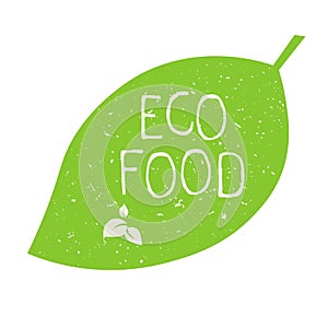 Eco food label and high quality product badges. Bio healthy organic, 100 bio and natural product icon. Emblems for cafe