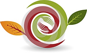 Eco food logo