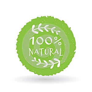 Eco food, organic bio products, eco friendly, vegan icons, ecology. Vector logo design template