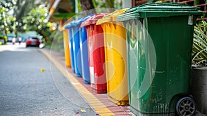 Eco-Friendly Bin Container for Disposing Garbage and Saving the Environment photo