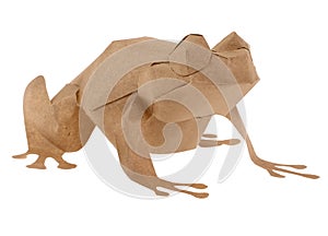 Eco Friendly Brown Paper Frog