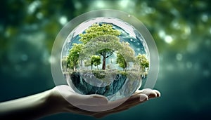 eco friendly business concept green economy