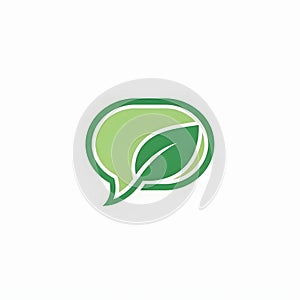 Eco-Friendly Communication Logo
