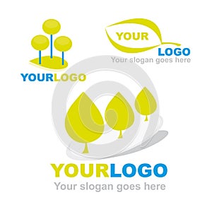 Eco friendly company logos