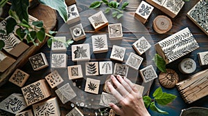 Eco-Friendly Decorative Stamps for Green Classrooms photo