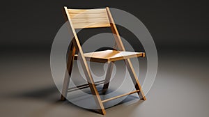 Eco-friendly Folding Chair With Unique Diagonal Design