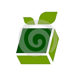 Amichevole verde confezione icona designazione dell'organizzazione o istituzione progetto vettore illustrazioni 