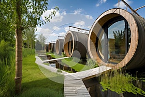 eco-friendly hotel features reuse, recycle and repurpose elements in its design