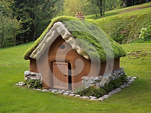 Eco Friendly House made of clay clay house