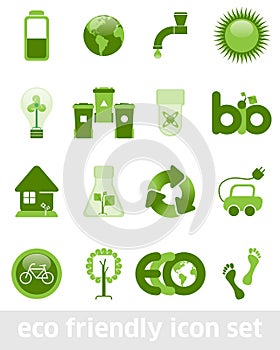 Eco Friendly Icon Set