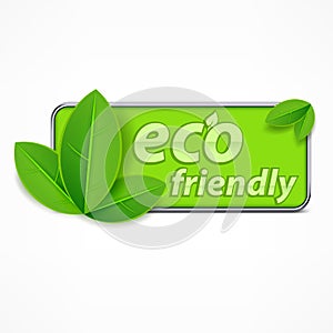 Eco friendly label