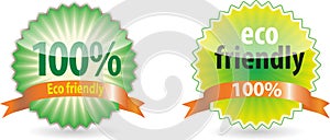 Eco friendly label set