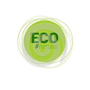 Eco Friendly Organic Natural Product Web Icon Green Logo