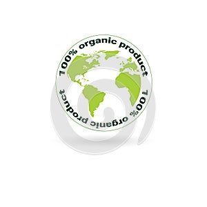 Eco Friendly Organic Natural Product Web Icon Green Logo