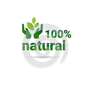 Eco Friendly Organic Natural Product Web Icon Green Logo