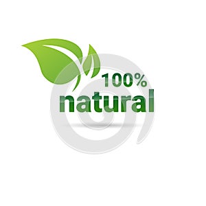 Eco Friendly Organic Natural Product Web Icon Green Logo