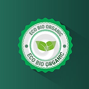 Eco Friendly Organic Natural Product Web Icon Green Logo