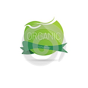 Eco Friendly Organic Natural Product Web Icon Logo