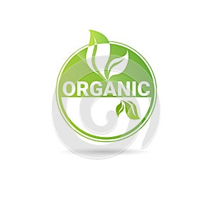 Eco Friendly Organic Natural Product Web Icon Logo