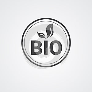 Eco Friendly Organic Natural Product Web Icon Logo