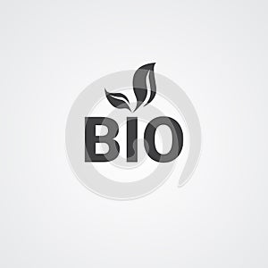 Eco Friendly Organic Natural Product Web Icon Logo