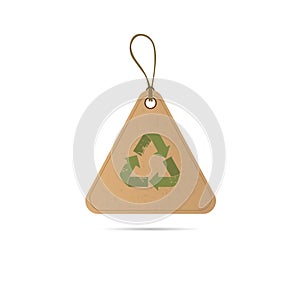 Eco Friendly Organic Reuse Natural Product Web Icon Tag Logo