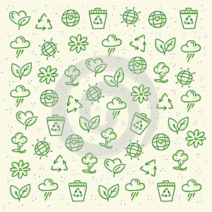 Eco friendly pattern photo