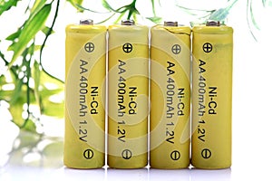 Eco friendly rechargeable batteries