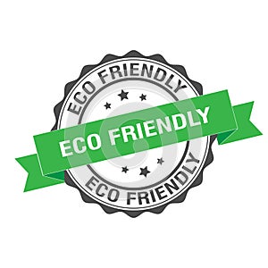 Eco friendly stamp illustration